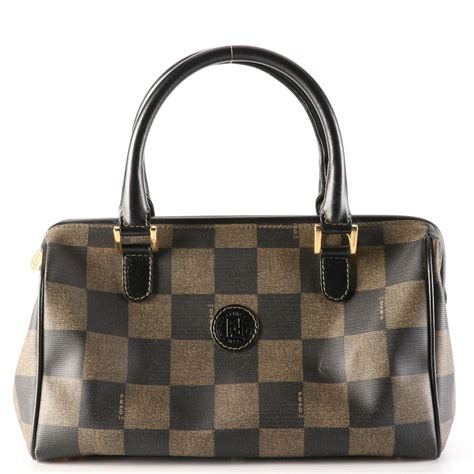 fendi handbag accessories|Fendi checkerboard handbag.